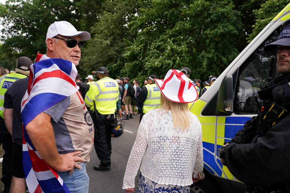 Britons Protest Migration with Flag-Waving Demonstrations