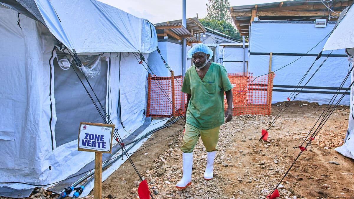 Healthcare workers strike over unpaid wages amid Ebola outbreak in eastern Congo