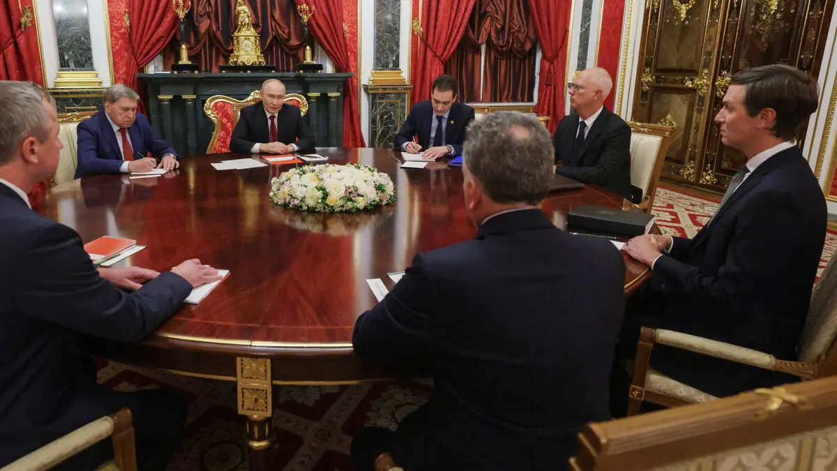 Kremlin says Putin talks with Witkoff and Kushner were extremely frank