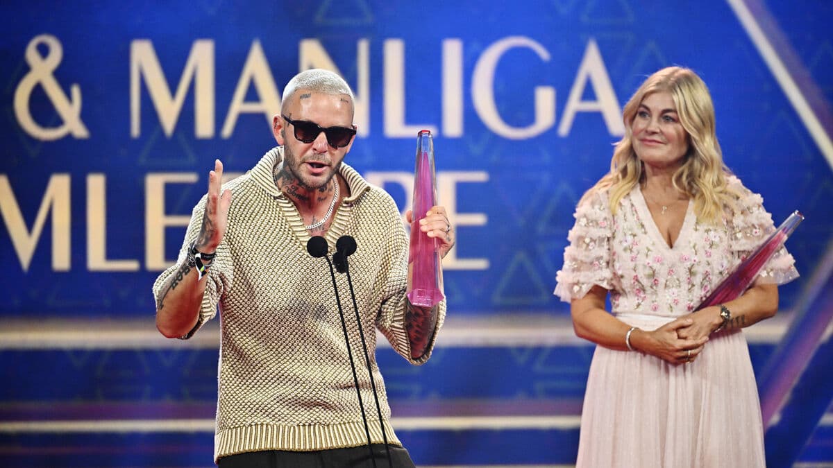 Joakim Lundell wins audience award for male presenter at Kristallen again