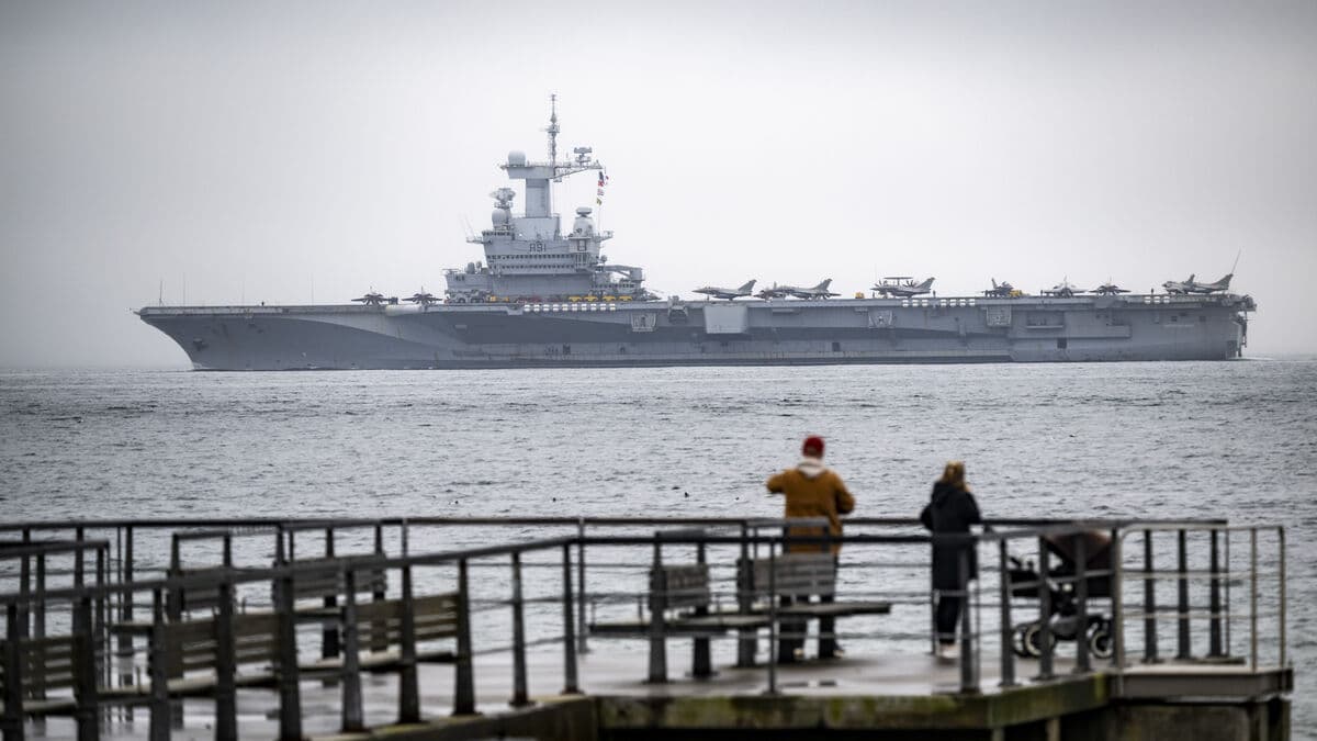 French nuclear-powered aircraft carrier Charles