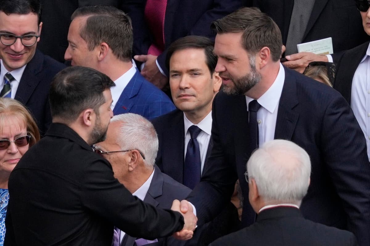 Vance Meets Zelensky in Rome After White House Dispute