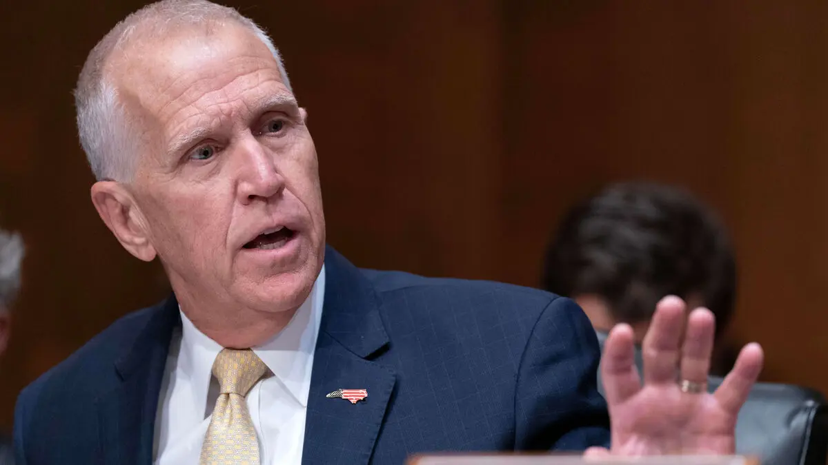 Senator Thom Tillis lifts hold on Trump's Fed nominee Kevin Warsh