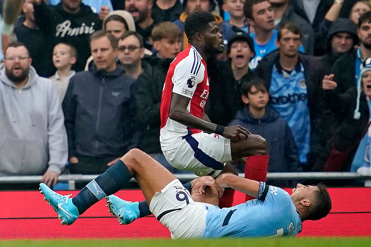 Positive news: Manchester City's Rodri back in training