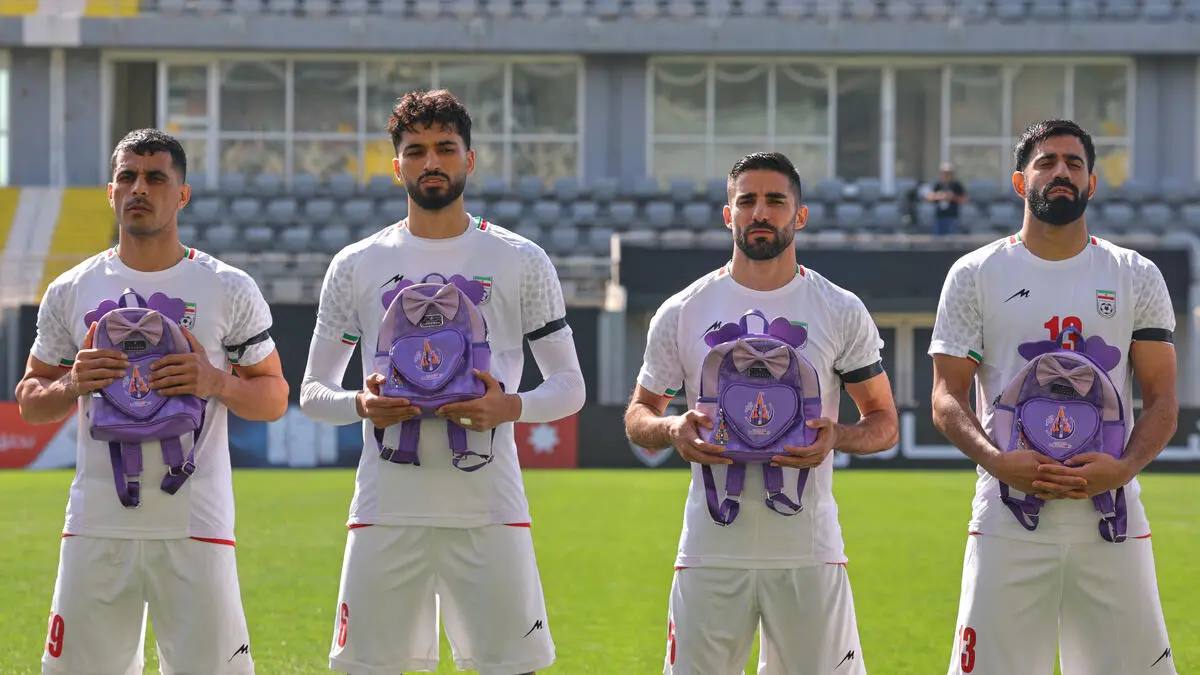 Iran players honor school attack victims ahead of friendly against Nigeria