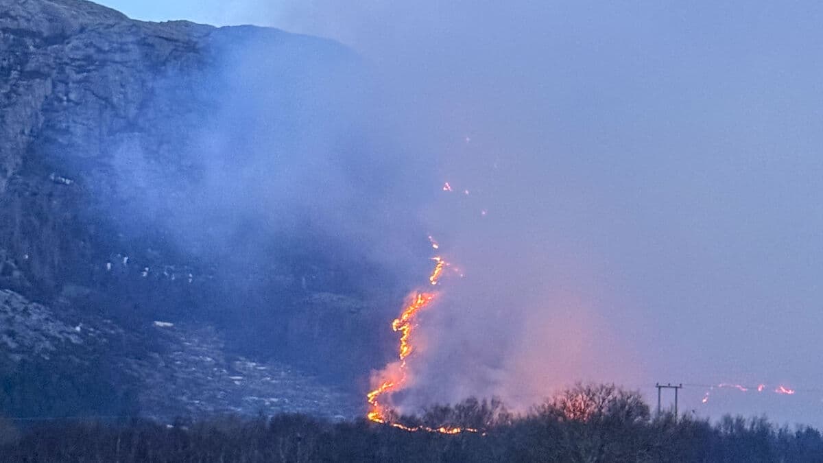 Wildfires in Trøndelag, Norway - residents evacuated