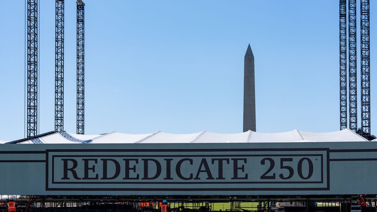 White House-sponsored nine-hour prayer vigil on the National Mall ahead of America's 250th birthday
