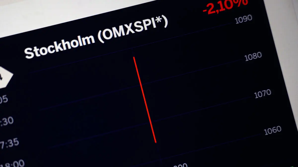 Stockholm stock exchange falls after Trump's speech