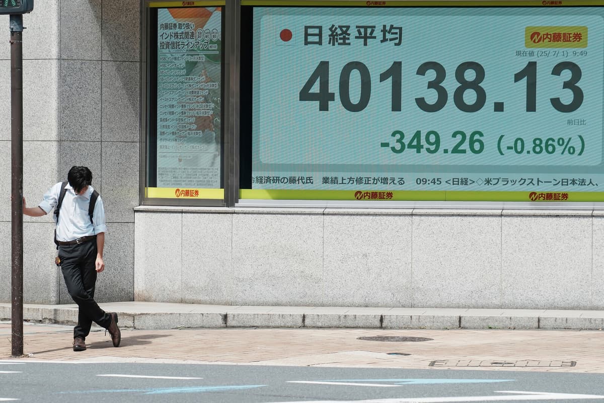 Tokyo Stock Exchange Sees Decline as Nikkei and Topix Fall