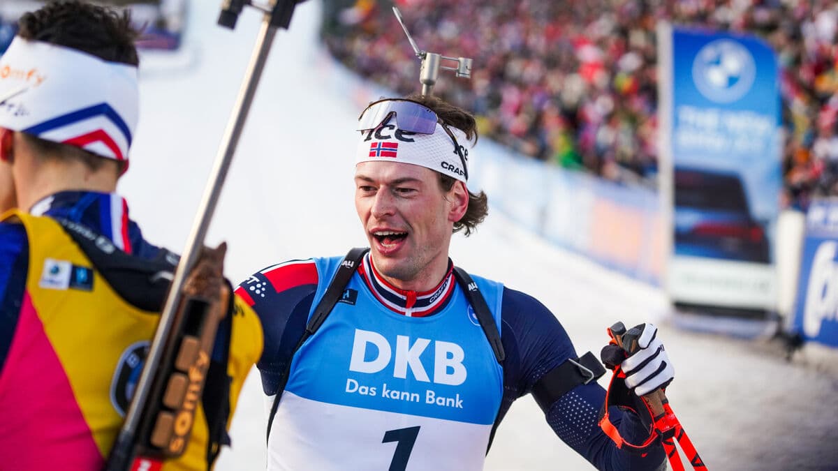 Lægreid wins seventh consecutive Biathlon World Cup competition