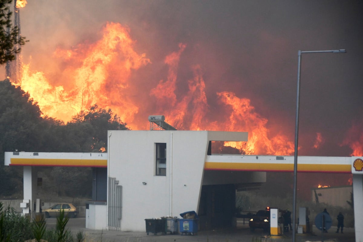 Heat Waves and Fires Ravage Southern Europe