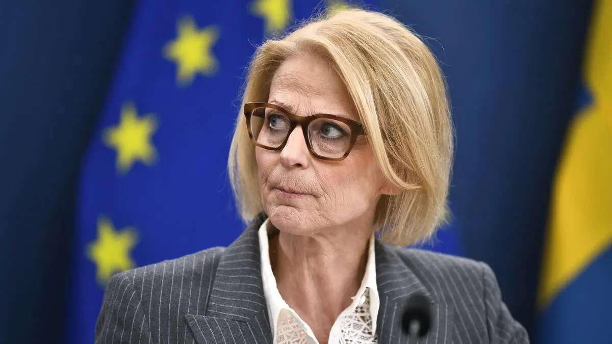 Center Party calls Finance Minister Elisabeth Svantesson to Riksdag tax committee over prostitution tax