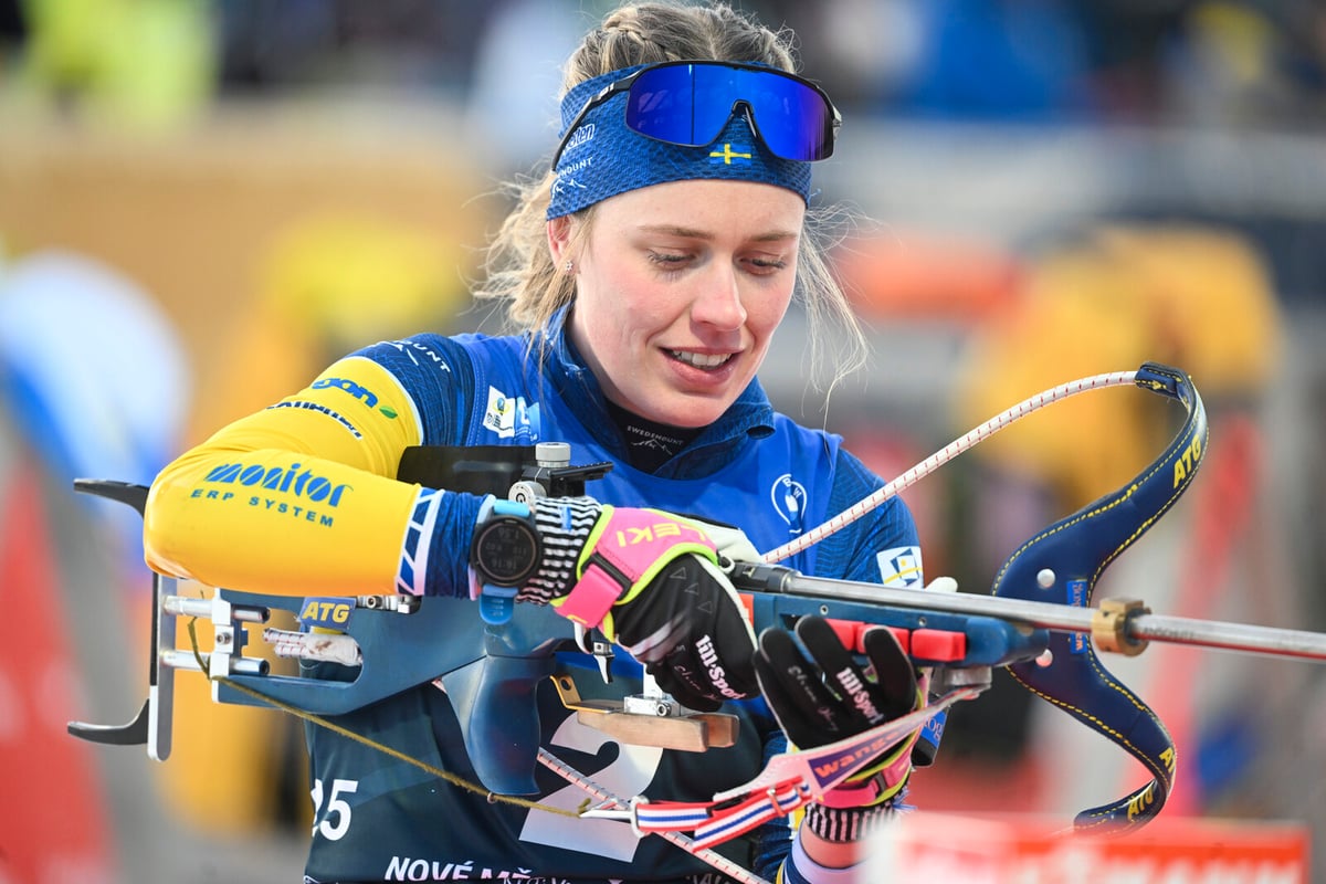 After the successful start - Öberg shot herself out