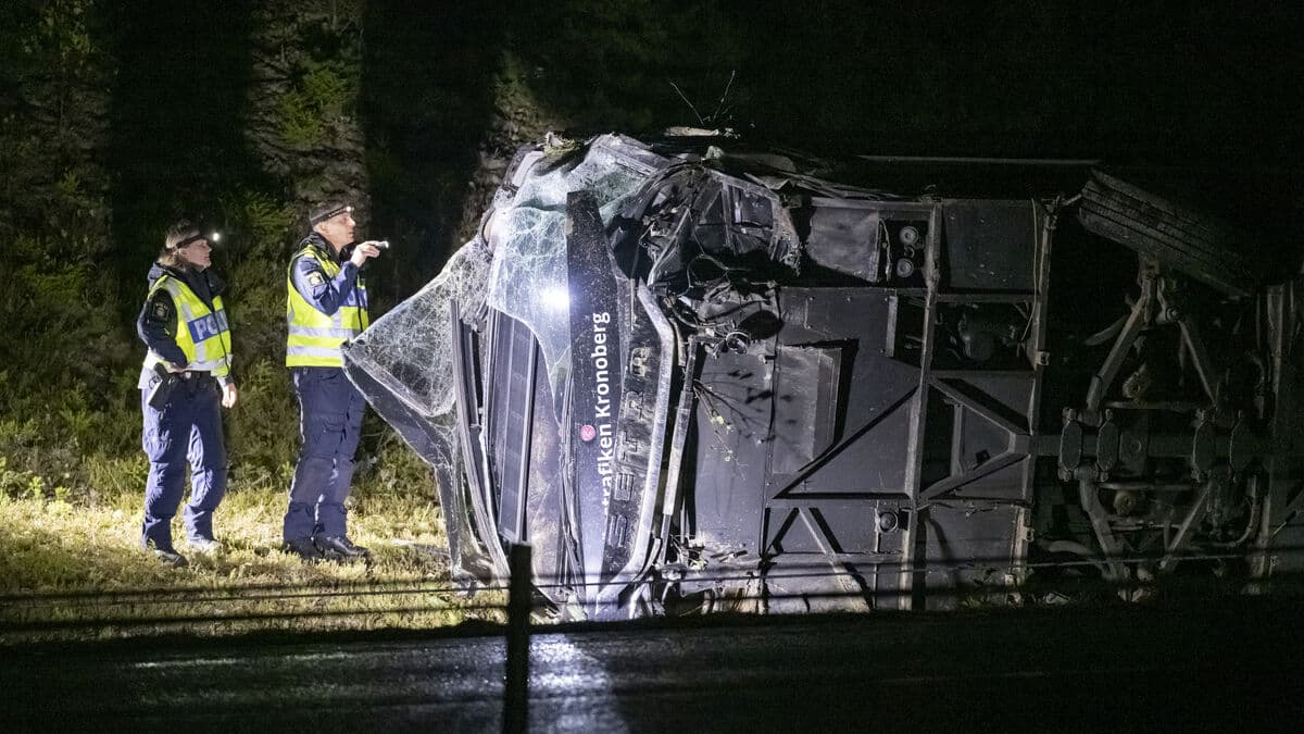 Växjö Bus Crash: Driver Arrested
