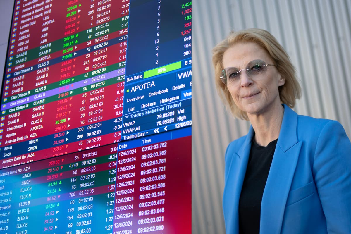 Svantesson Reassures Swedish Savers During Market Turbulence