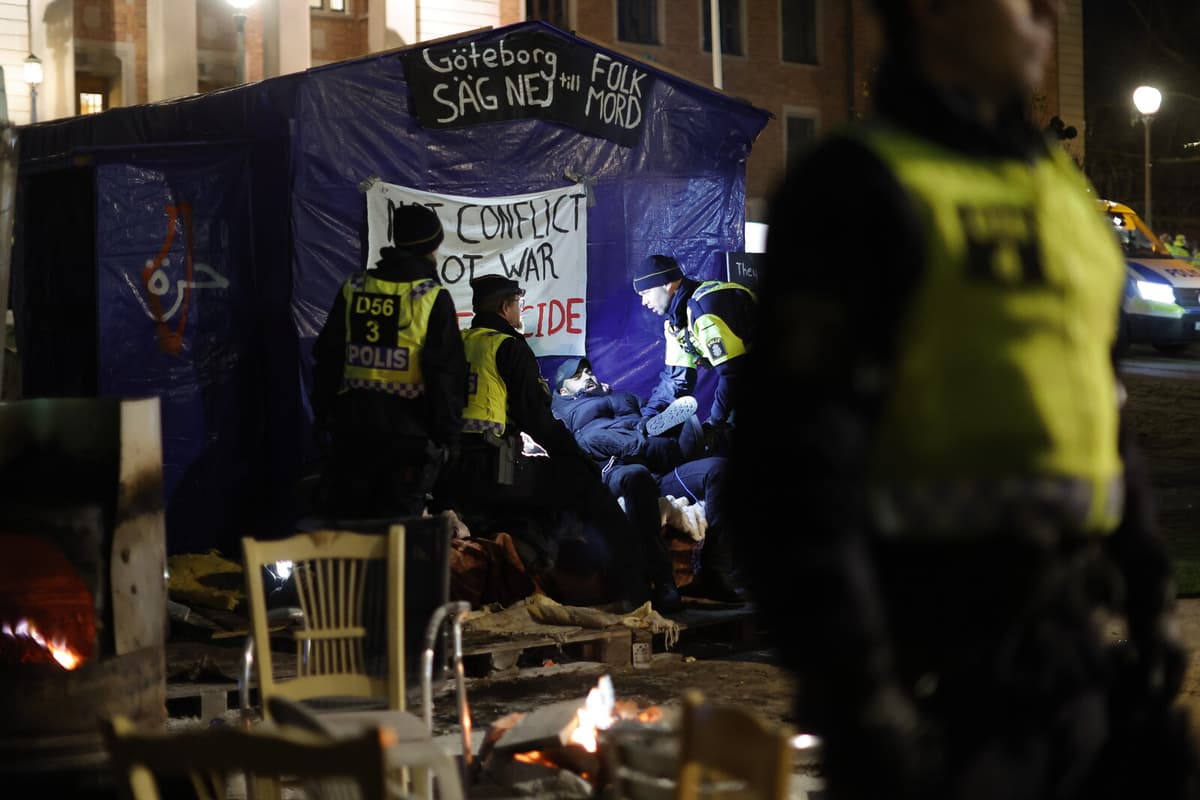 Pro-Palestinian Demonstration Resumes in Gothenburg