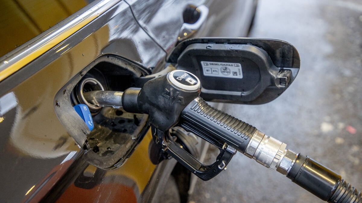 Diesel price bounces up, one krona more expensive