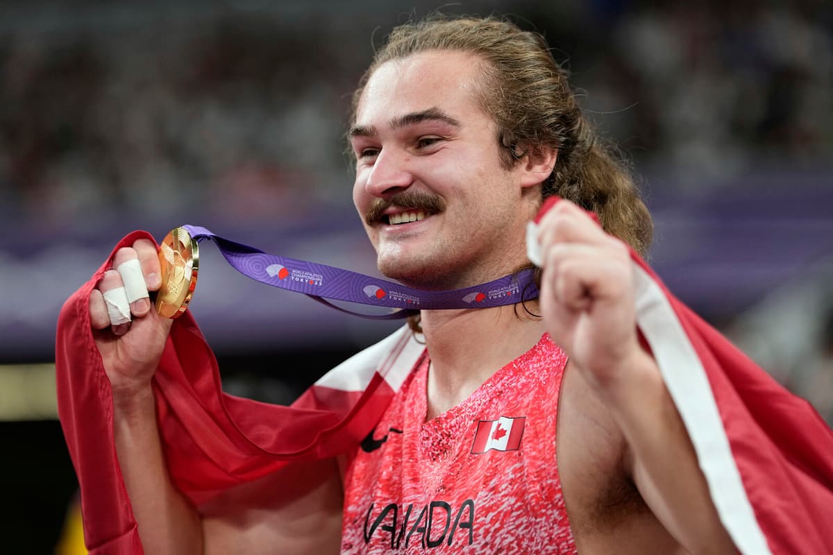 Ethan Katzberg's 84.70m Hammer Throw Sets Two-Decade Record