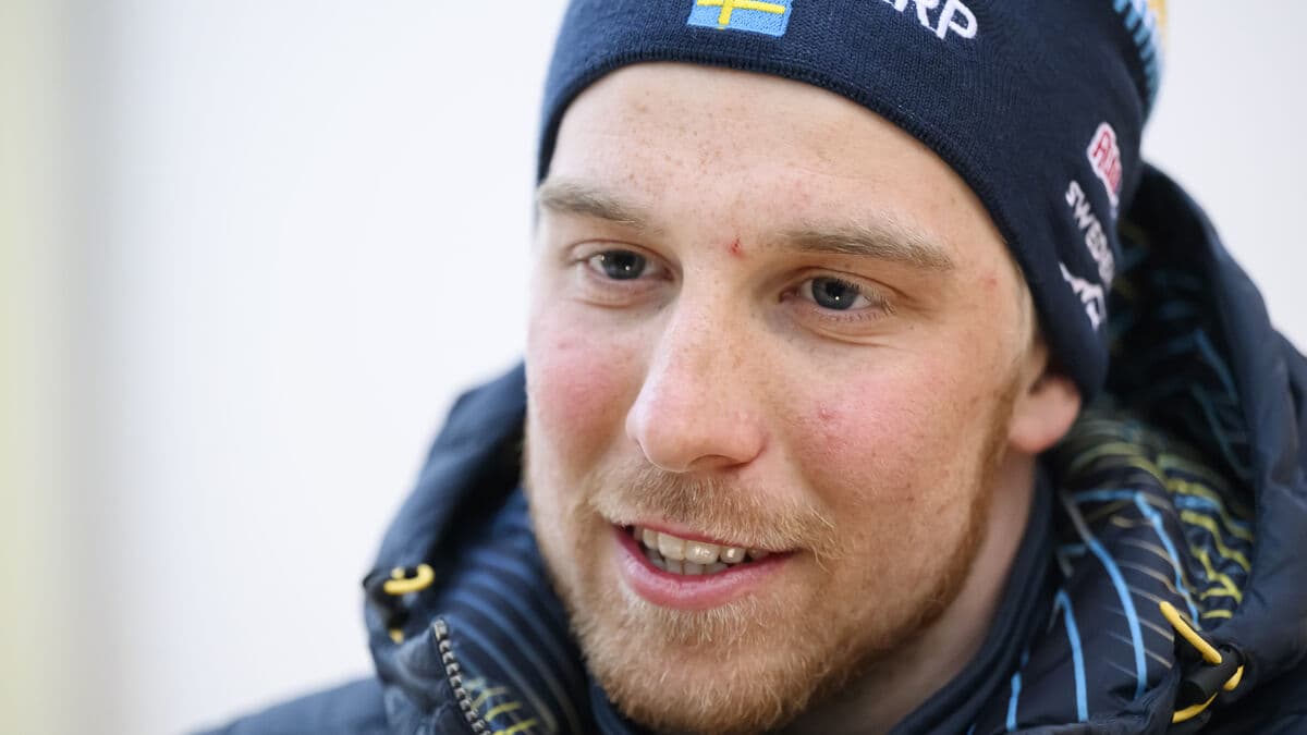 Biathlete Viktor Brandt back after bike crash, says concussion headaches are easing