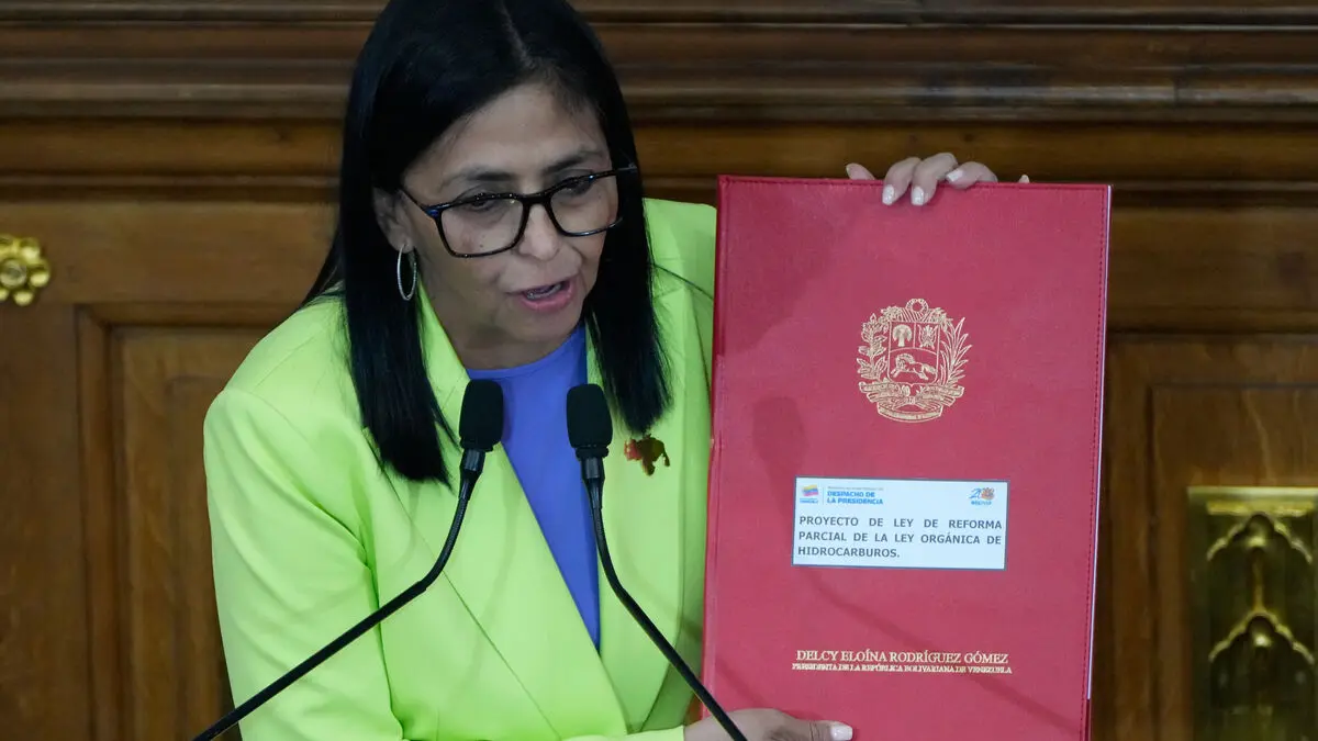 Venezuela's interim leader is open to oil reform