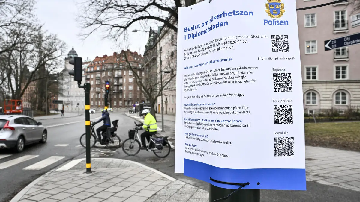 Security zone in central Stockholm ends