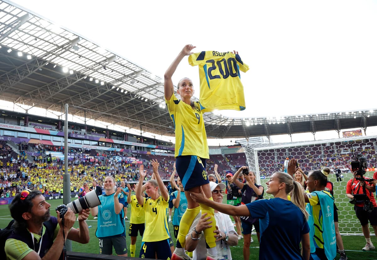 Kosovare Asllani Celebrates 200th Match with Winning Assist
