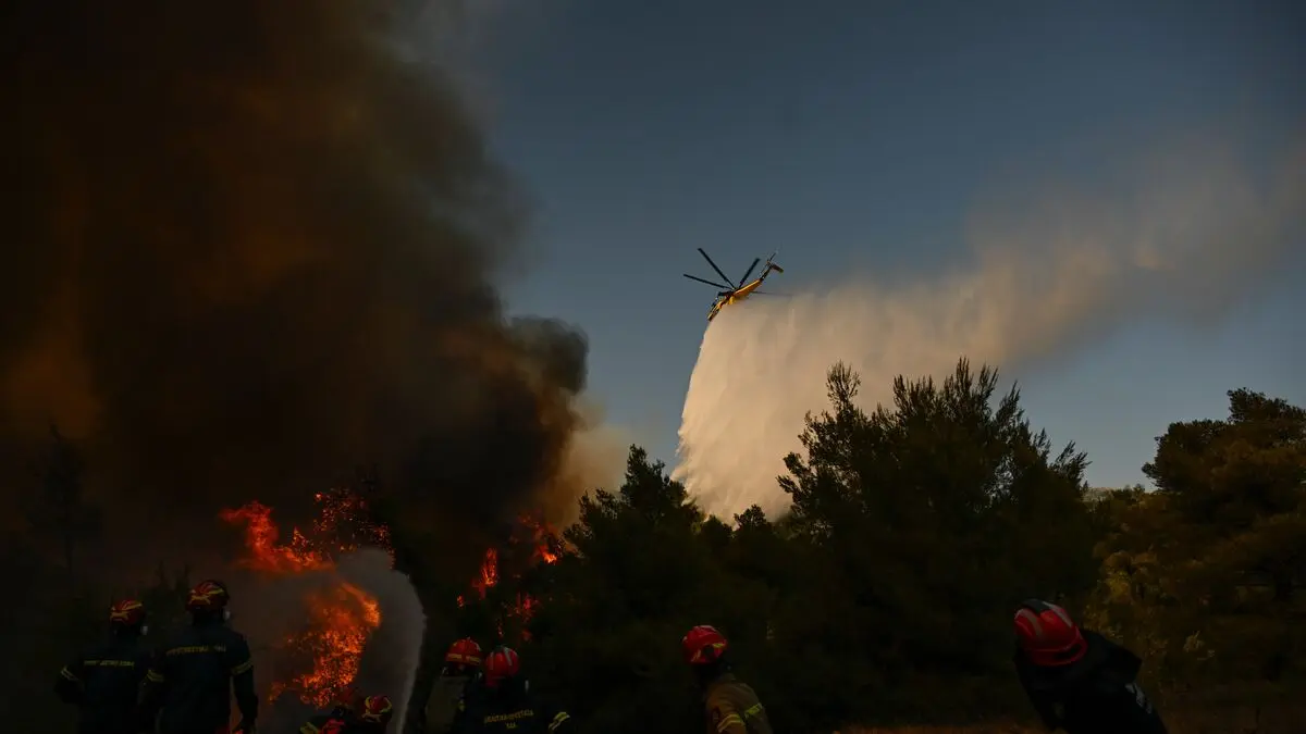 Two firefighting helicopters collide in Greece, killing Danish pilot and Greek crew member