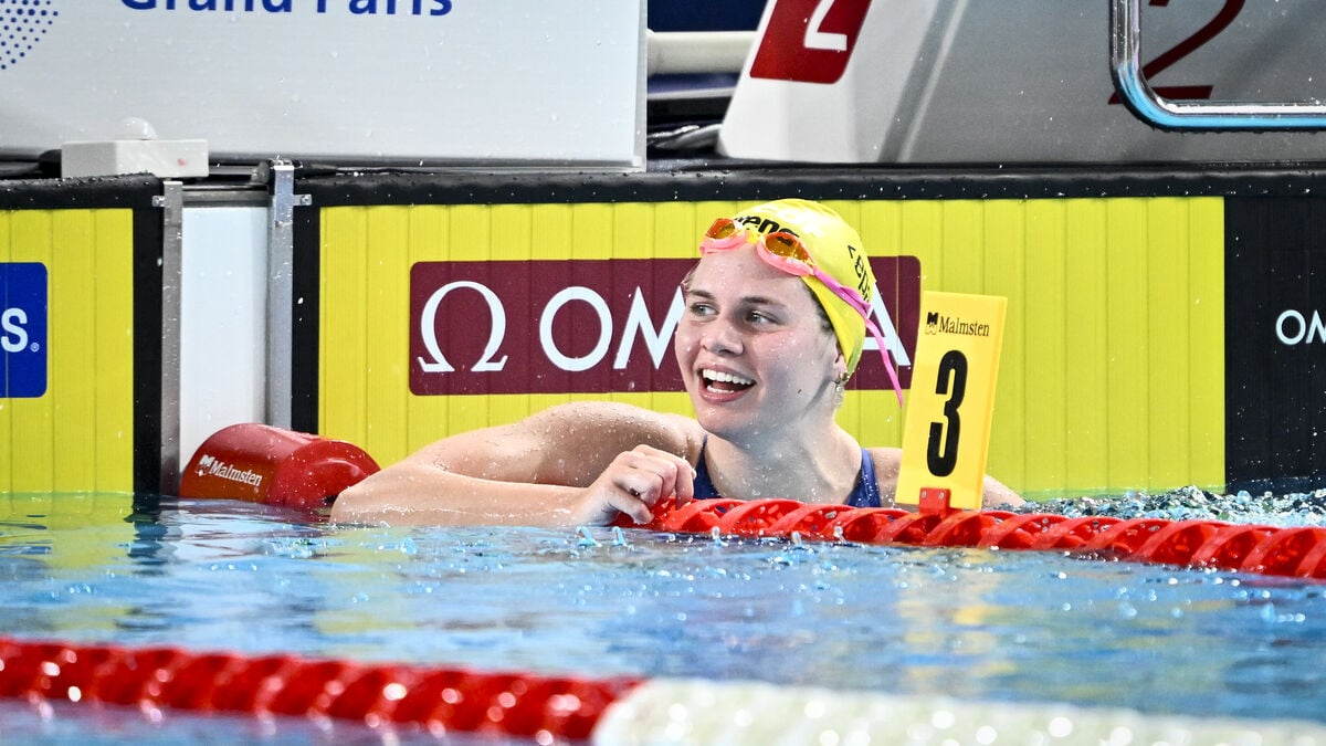 Thilda Häll breaks Swedish record again in European 800m freestyle final
