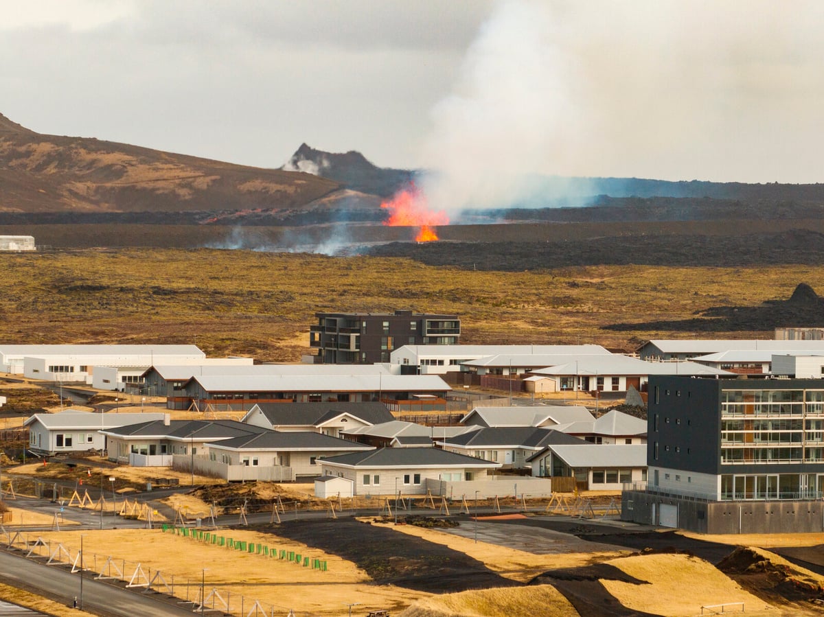 Iceland's Grindavík Evacuated as Lava Flows from New Eruption