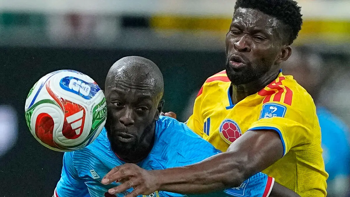 Colombia beats Congo-Kinshasa 1-0