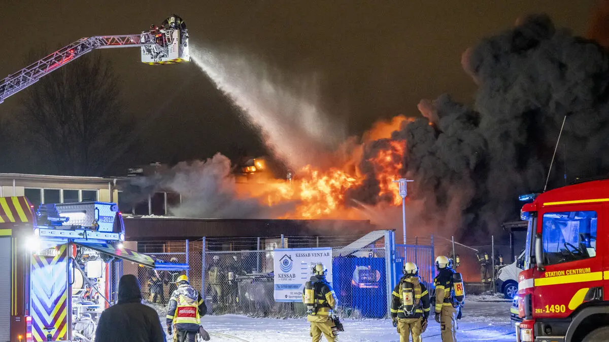 Fire in Malmö - the