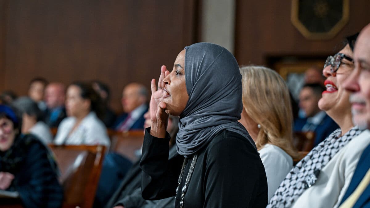 Scream during Trump's speech: Rep. Ilhan Omar shouts You have killed Americans