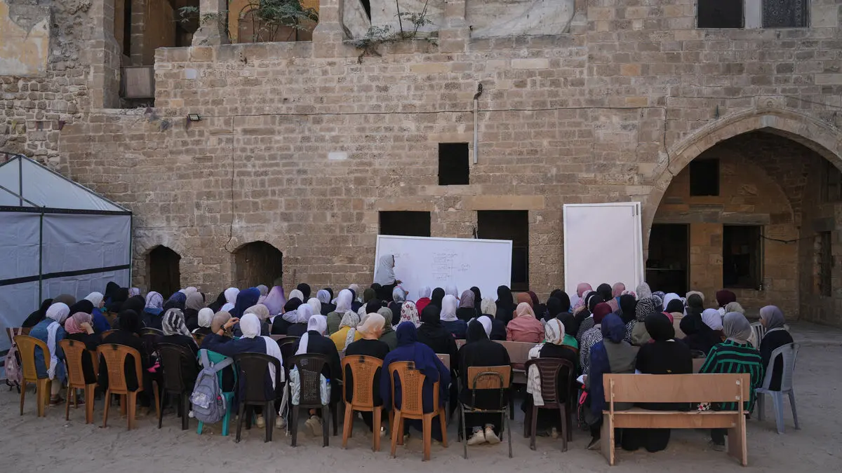UN helps Gaza children return to school after October 2023 attack