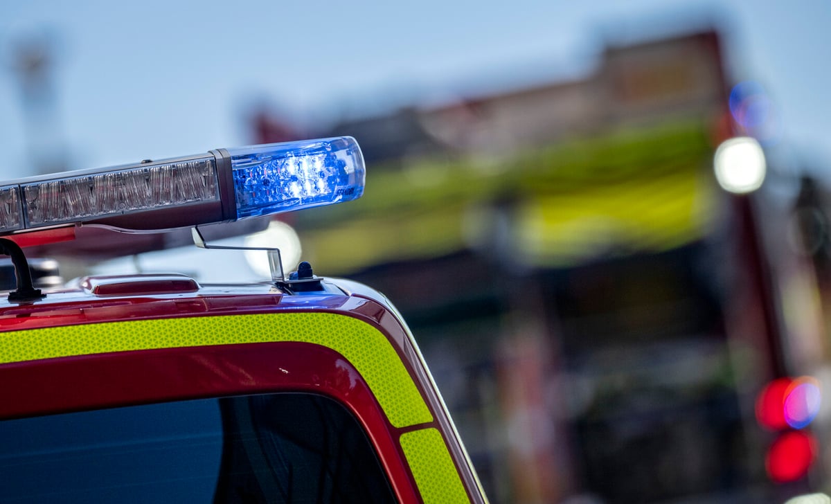 Fire Breaks Out in Large Wooden House in Östanå Skåne