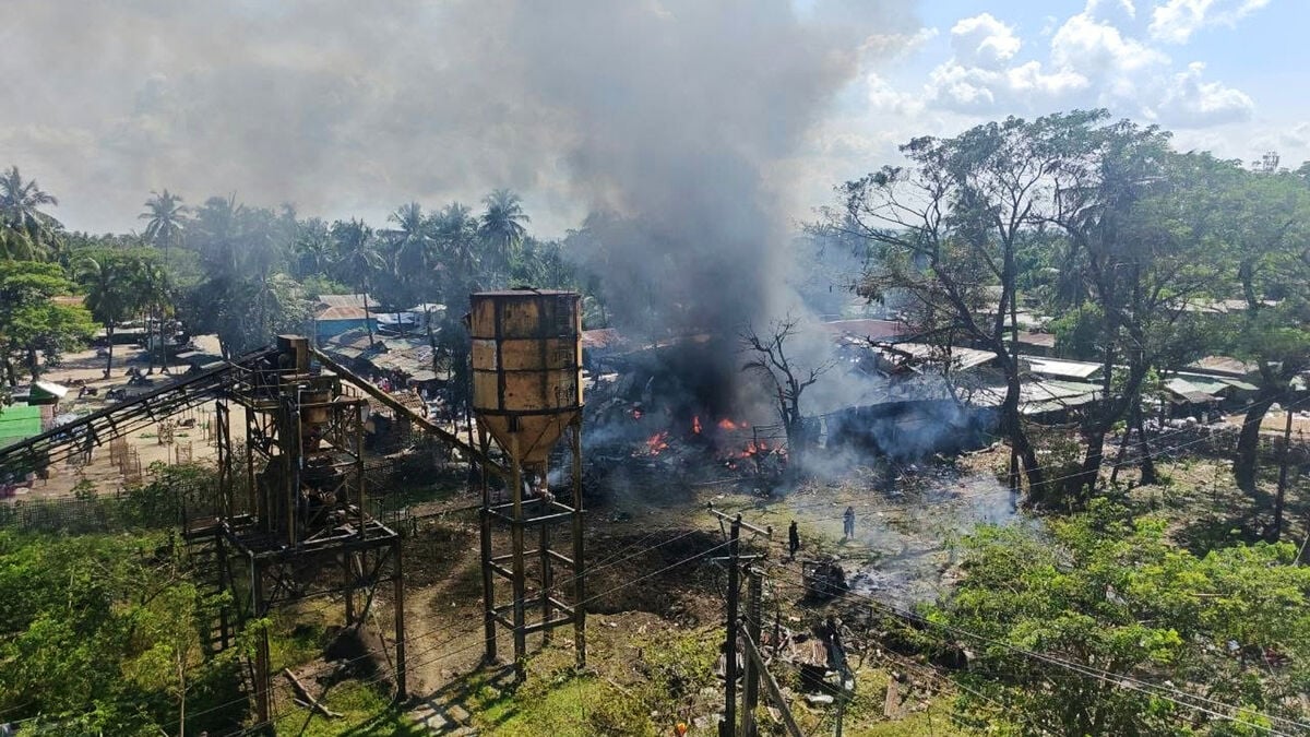 Death toll from market attack in Myanmar rises to 50, aid workers say