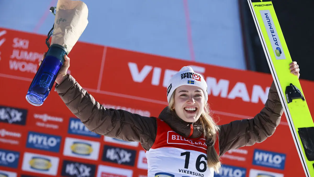 Frida Westman sets new Swedish ski flying record with 225-meter jump