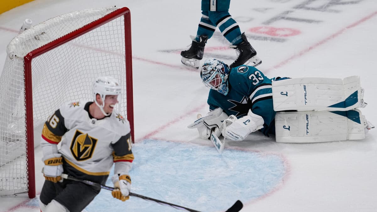Goalkeeper Error Costs San Jose Victory Against Vegas in NHL Overtime