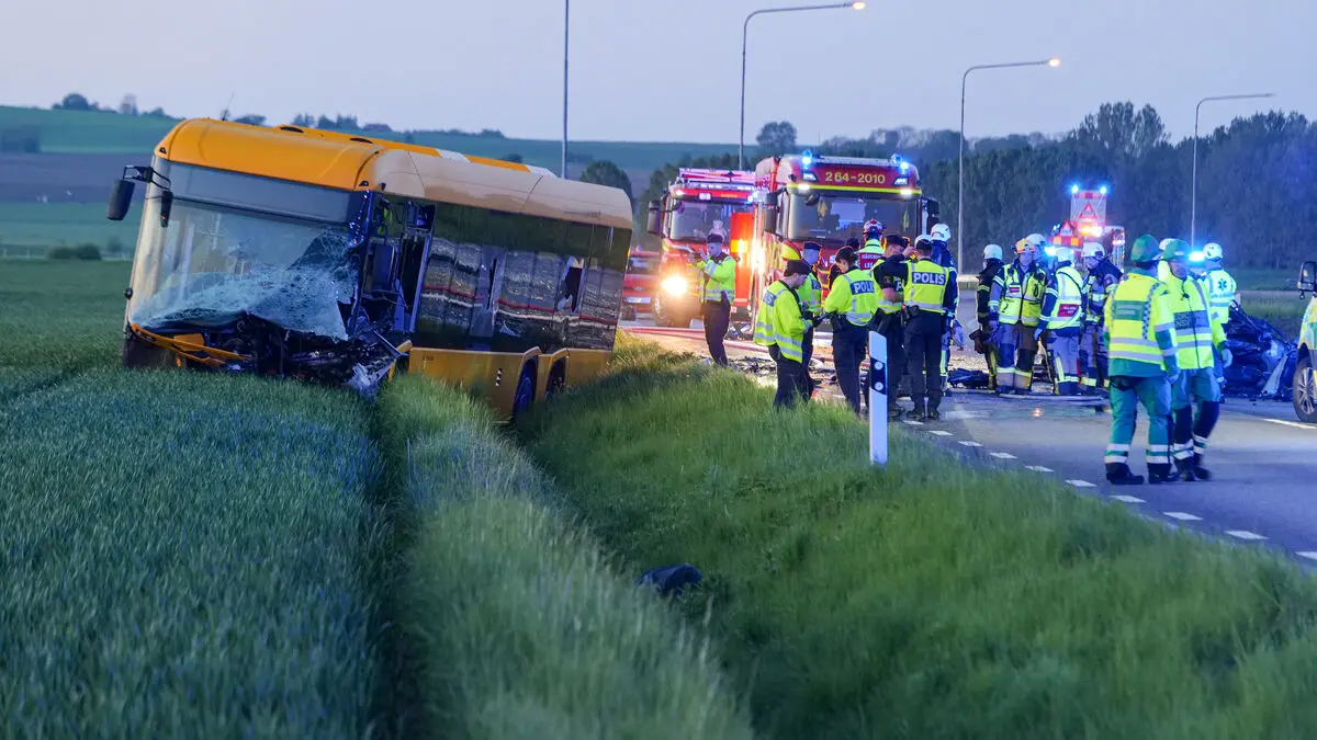 Accident in Landskrona being investigated as negligent driving and causing bodily harm