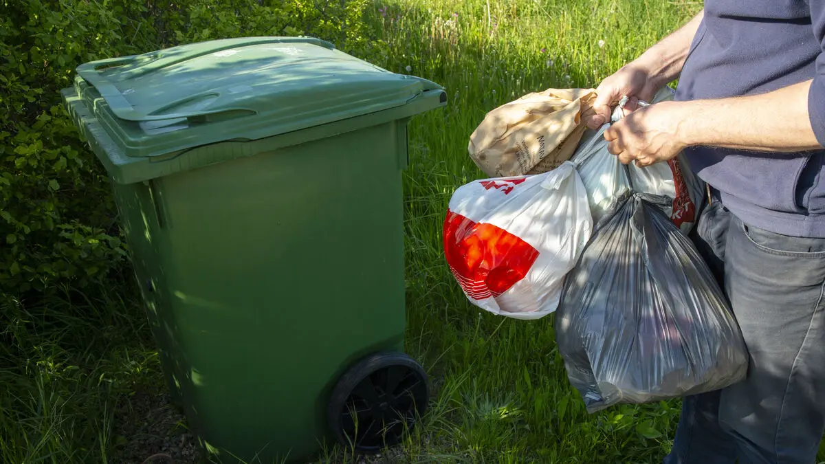 The garbage bag is shrinking in Sweden as more is being recycled