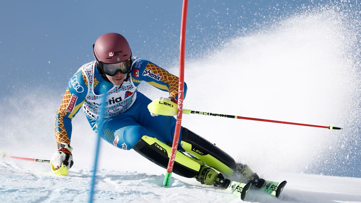 The Swede's tough Olympic rehearsal - straddled again