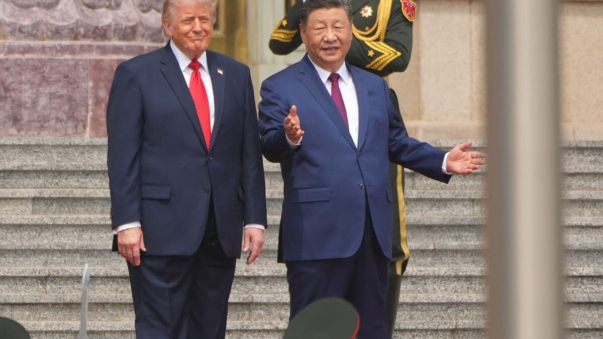 Asian stock markets mixed during Trump and Xi summit in Beijing