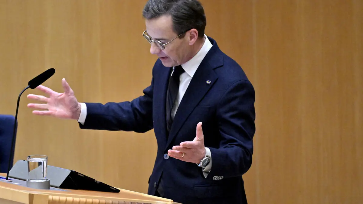 Kristersson in the debate: It's