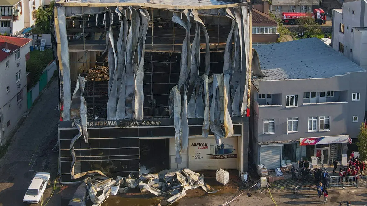 Several dead in warehouse fire in Turkey