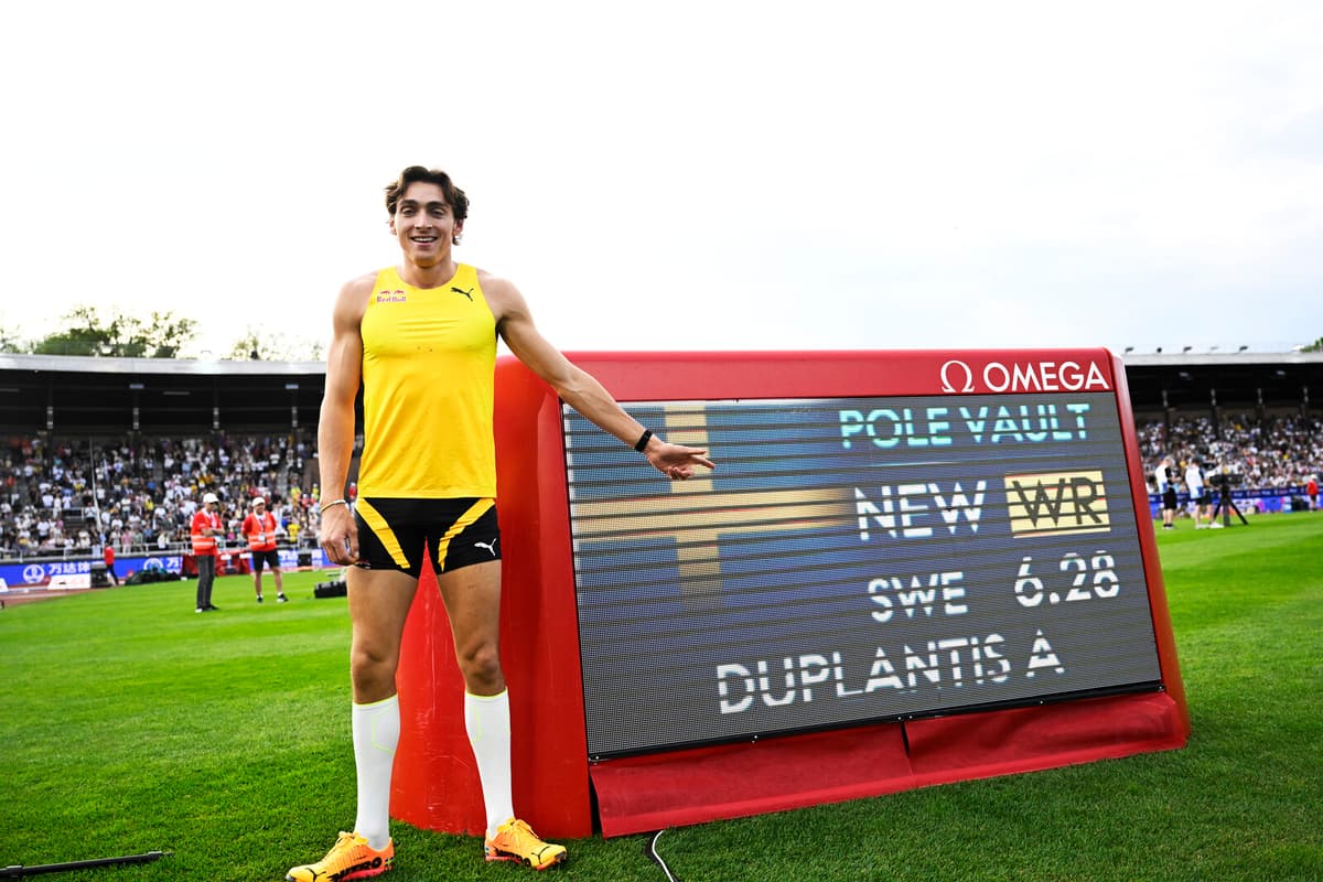 Highlights of the Finland-Sweden Athletics International at Stockholm Stadium