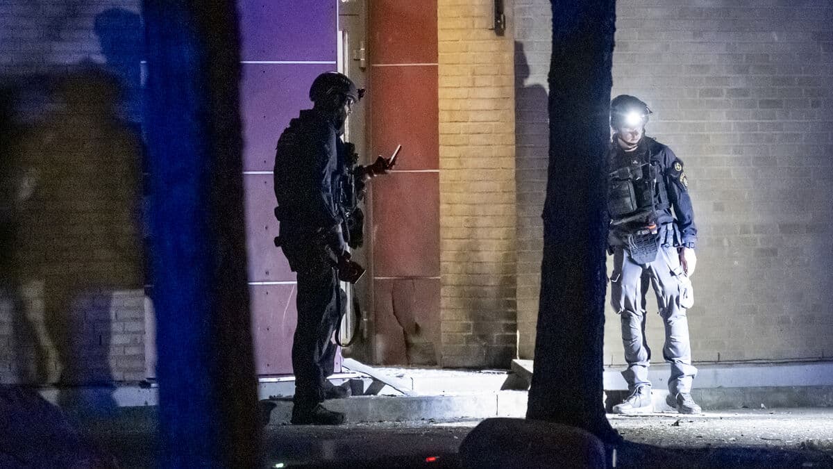 Two 18-year-old men arrested after explosion outside Malmö apartment building
