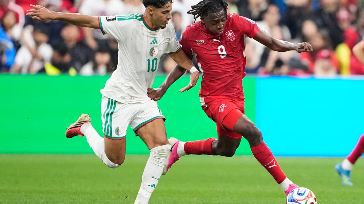 Manzambi stars as Switzerland beat Algeria 2-0 to reach World Cup quarter-finals