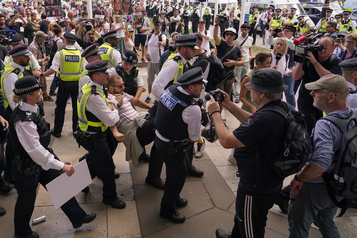 Over 350 Arrested at Pro-Palestinian Demonstration in London