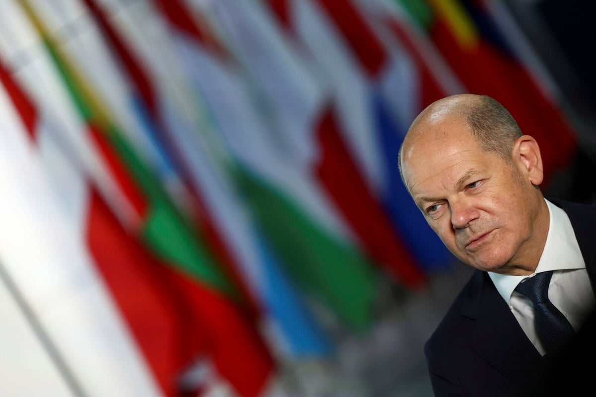 Man Fined €4,500 for Hugging German Chancellor Scholz