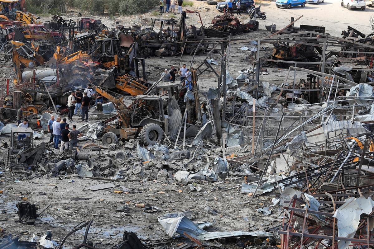 Israel Strikes Hezbollah Targets in Five Southern Lebanon Cities