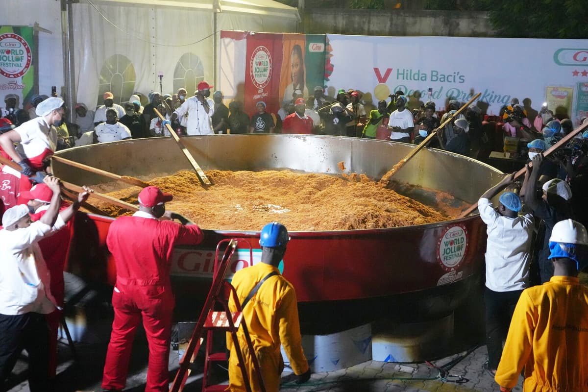 Nigerian Chef Hilda Baci Sets World Record with Jollof Rice